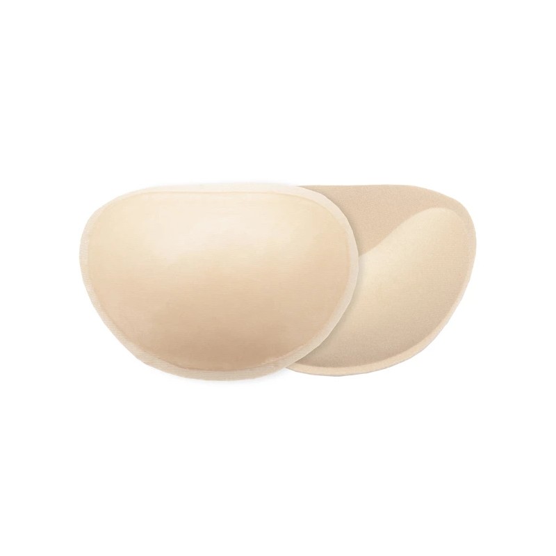 Wkładki przylepne do biustonosza - Bye Bra Adhesive Half Push-Up Pads Nude